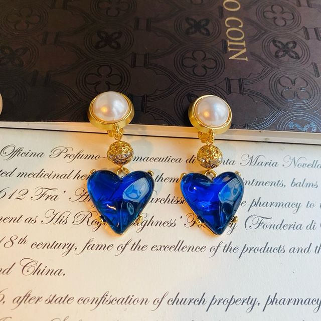 Orecchini cuore di mare