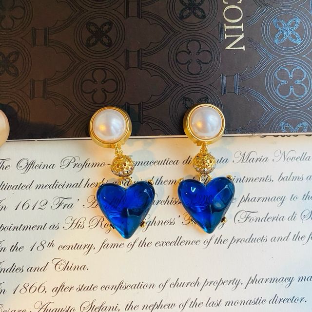 Orecchini cuore di mare