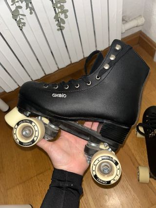 Patines 4 Ruedas Oxelo Negros
