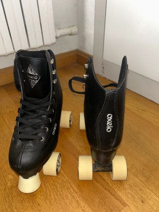 Patines 4 Ruedas Oxelo Negros