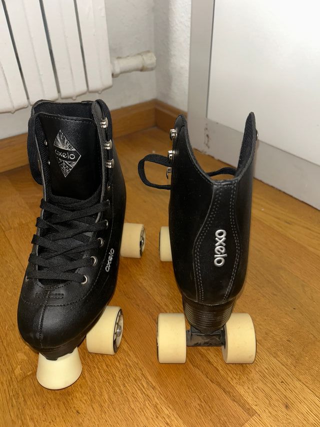 Patines 4 Ruedas Oxelo Negros