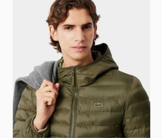 Chaqueta Acolchada Hidrófuga, verde, Lacoste