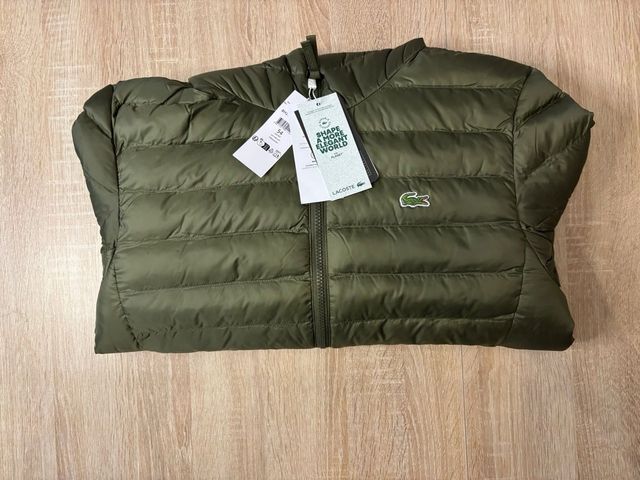 Chaqueta Acolchada Hidrófuga, verde, Lacoste
