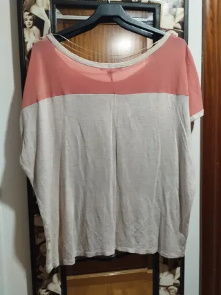 Camiseta Bershka Talla L Estampado Mujer