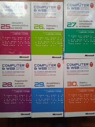 Computer y Web (Fichero+30 libros+30 dvds+60 cds)