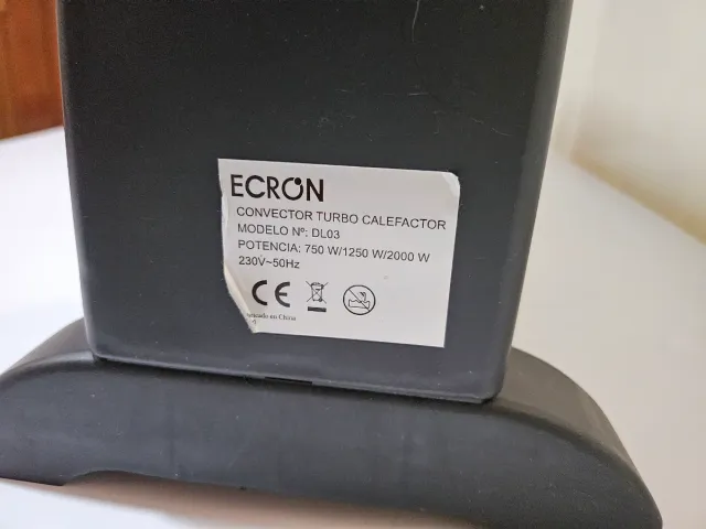 Calefactor ECRON aire caliente