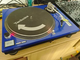 Placa protectora Technics 1200 azul