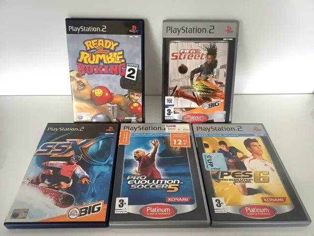Lote 5 Juegos Deportivos PS2