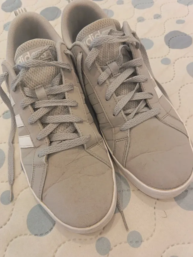 Zapatillas Adidas Hombre Gris/Blanco