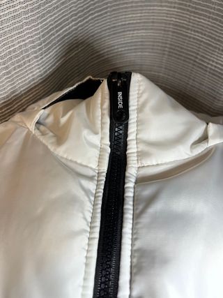 Chaqueta acolchada bloques de color