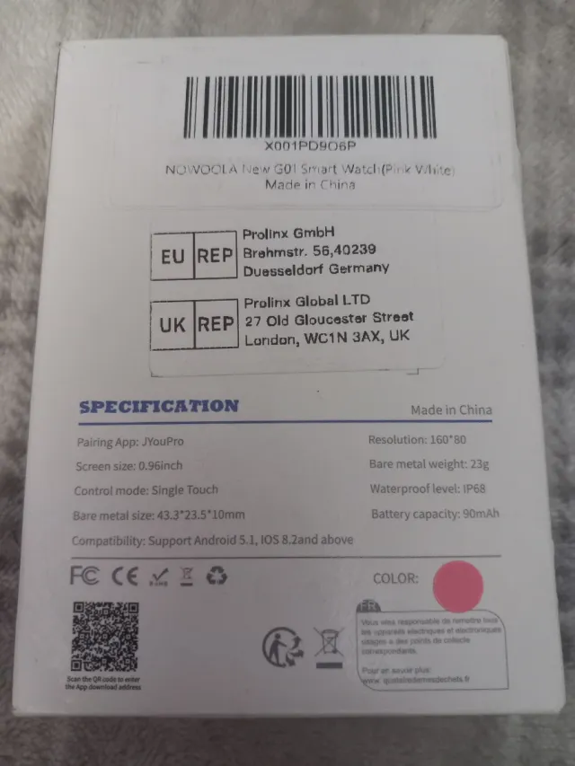 Relógio ROSA NOWOOLA