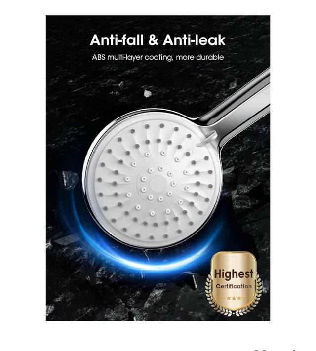 Alcachofa Ducha Alta Presión + Manguera 2M