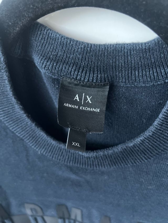 Felpa Armani Exchange blu