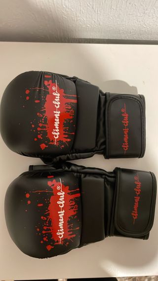 Guantes MMA Climent Club Negros y Rojos