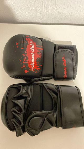 Guantes MMA Climent Club Negros y Rojos