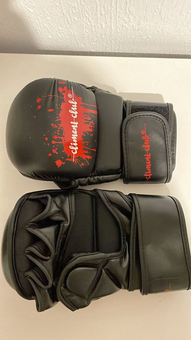 Guantes MMA Climent Club Negros y Rojos