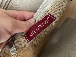 Bolso vintage beige y negro