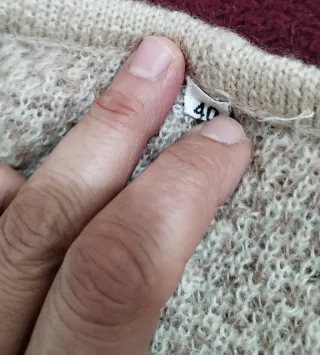 Gilet monhair vintage anni 80 taglia 40