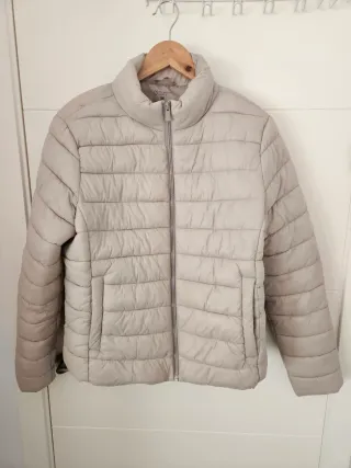 Chaqueta acolchada negra talla L