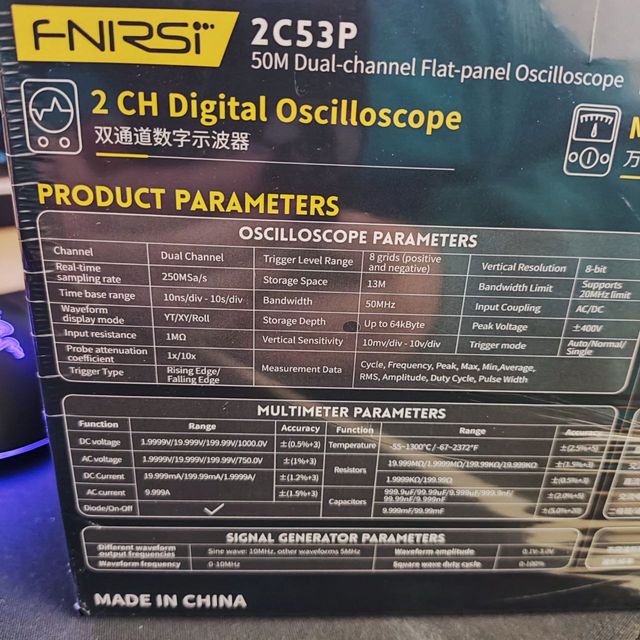 Multímetro Osciloscopio automotriz (150€)