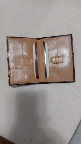 Pitillera y cartera billetera antigua