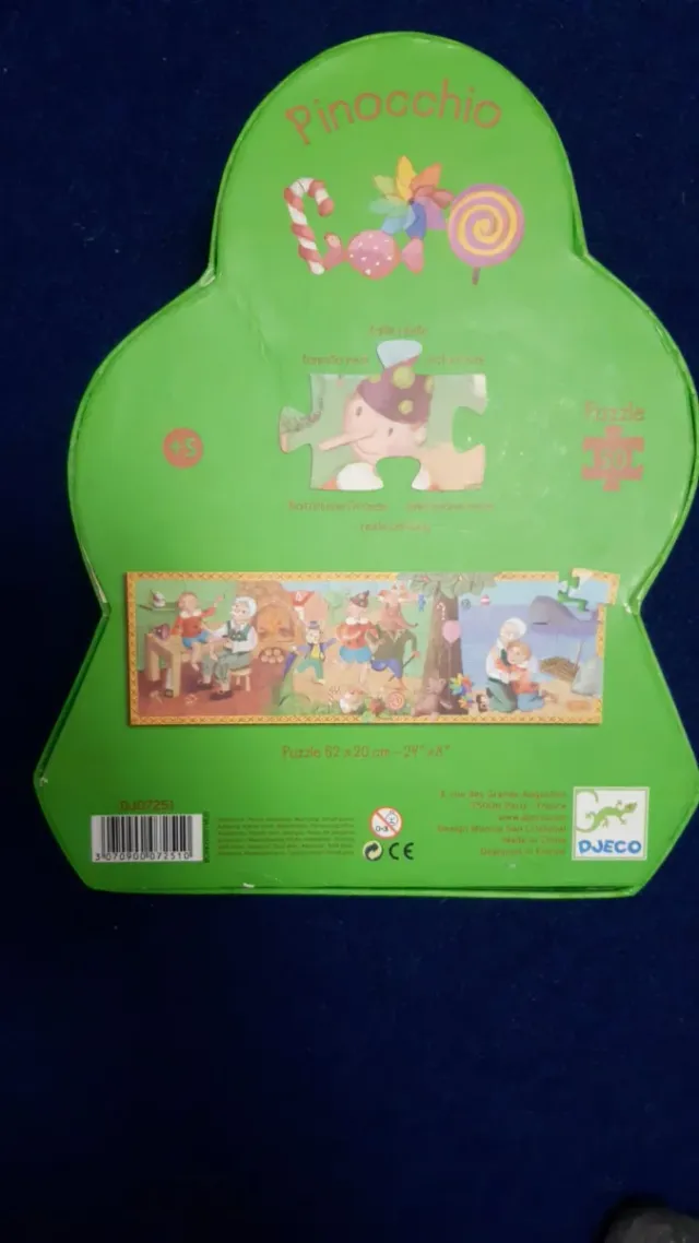 Puzzle Pinocho Djeco 50 piezas