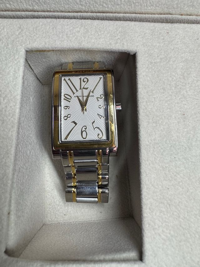 Reloj Adolfo Dominguez señora oro y plata