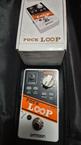 Pedal guitarra looper sampler pock loop