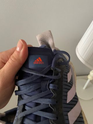 Zapatillas Adidas Correr Azul y Rosa