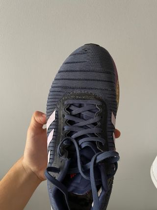 Zapatillas Adidas Correr Azul y Rosa