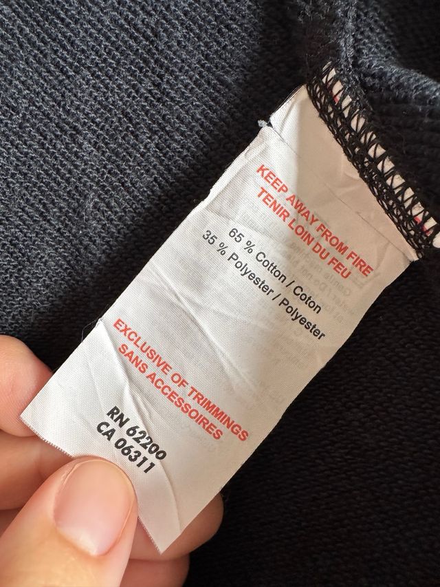 Sudadera Puma Full-Zip Azul Marino