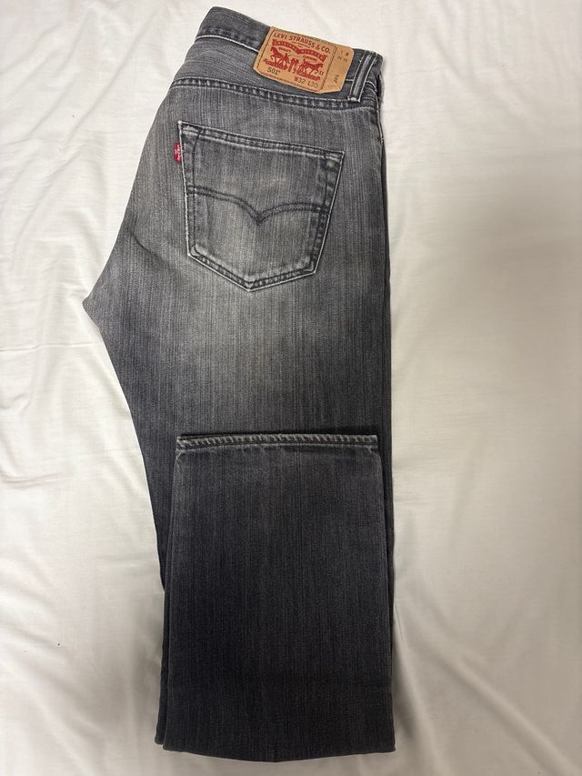 Pantalón Levi's 501 Gris Talla W32 L30