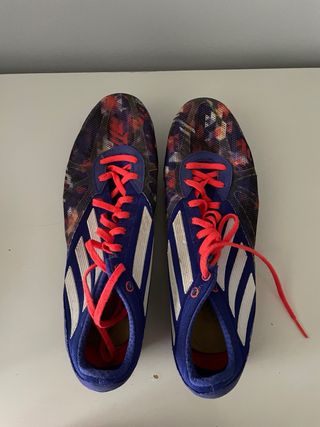 Zapatillas Clavos Adidas Azul Multicolor