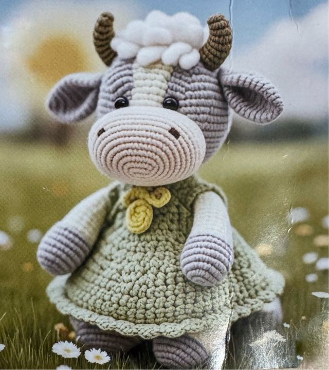 Kit Crochet Amigurumi Vaca