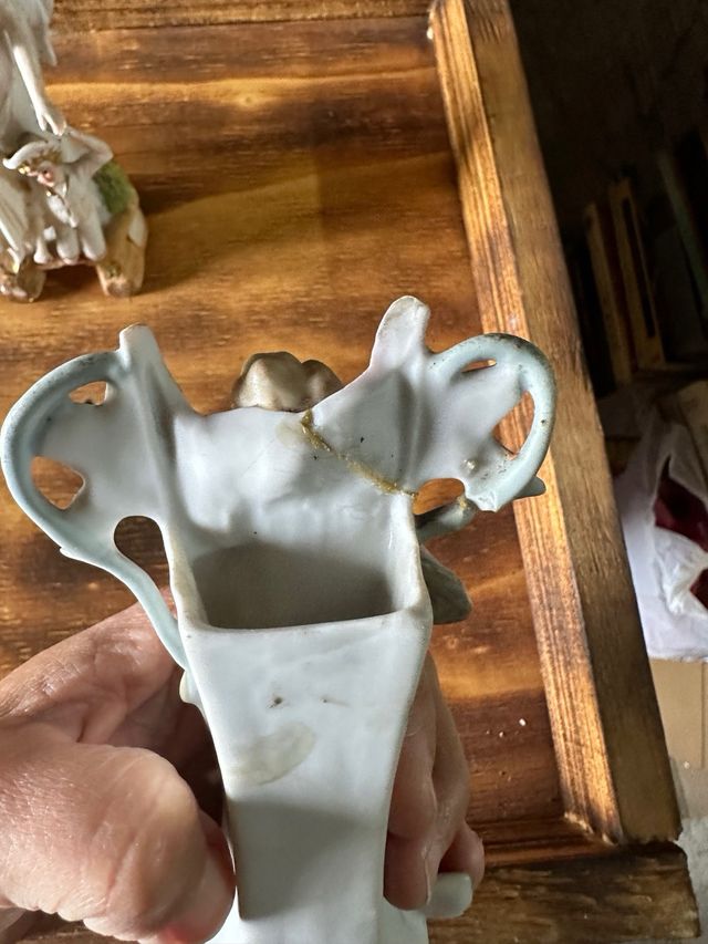 Figura Ángel con Niños Navidad