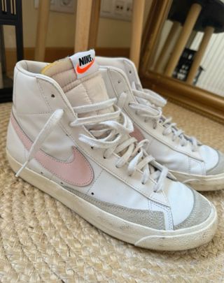 Zapatillas Nike Blazer Botín Rosa Blanco