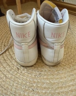 Zapatillas Nike Blazer Botín Rosa Blanco