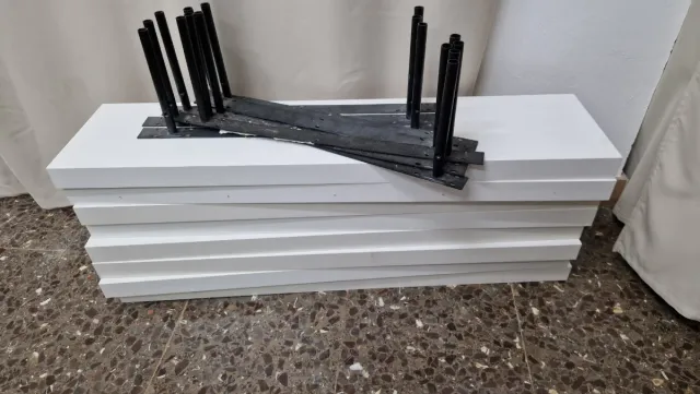 8 Estantes de pared LACK de IKEA Blanco 110x26 cm