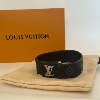 Bracciale Louis Vuitton Monogram Nero Oro
