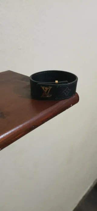 Bracciale Louis Vuitton Monogram Nero Oro