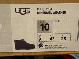 Botas UGG Neumel Talla 43 Negras