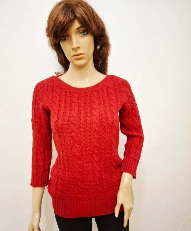 Jersey rojo trenzado