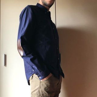 Camicia Zara uomo con toppe