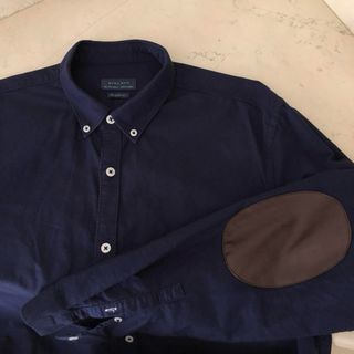 Camicia Zara uomo con toppe