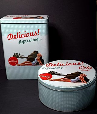 Scatole Latta Coca-Cola Vintage