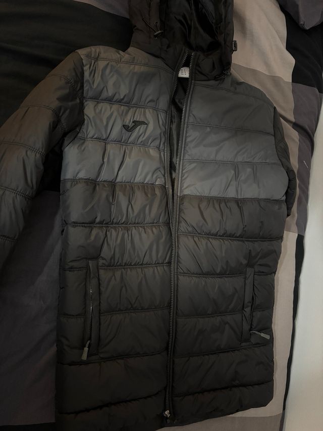 Abrigo Joma Negro y Gris Invierno