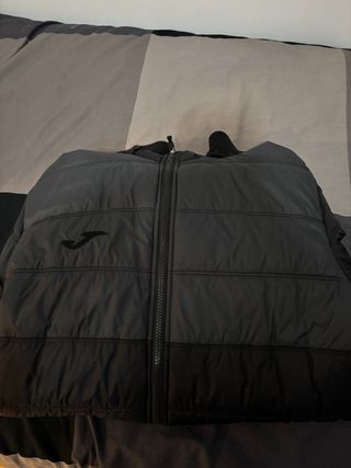 Abrigo Joma Negro y Gris Invierno