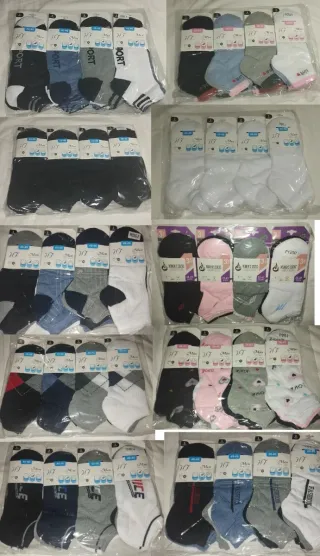 Calcetines tobilleros variados