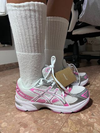 Zapatillas Asics 1130 Rosa/Blanco Talla 38