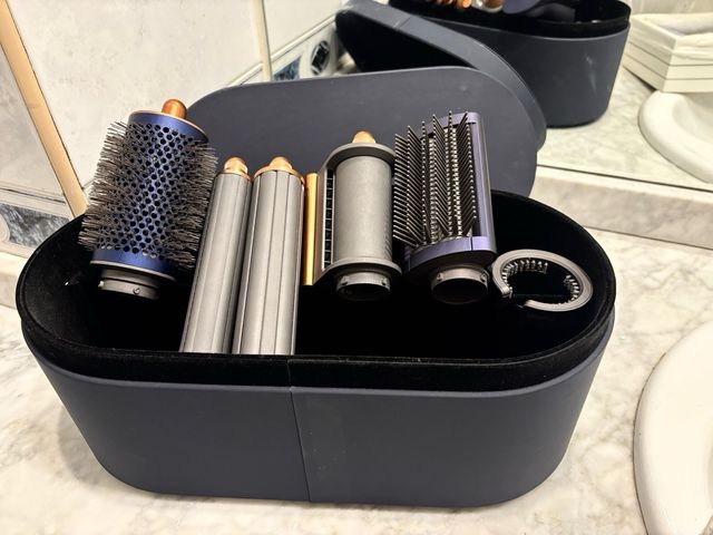 Dyson Airwrap Long Azul Cobre